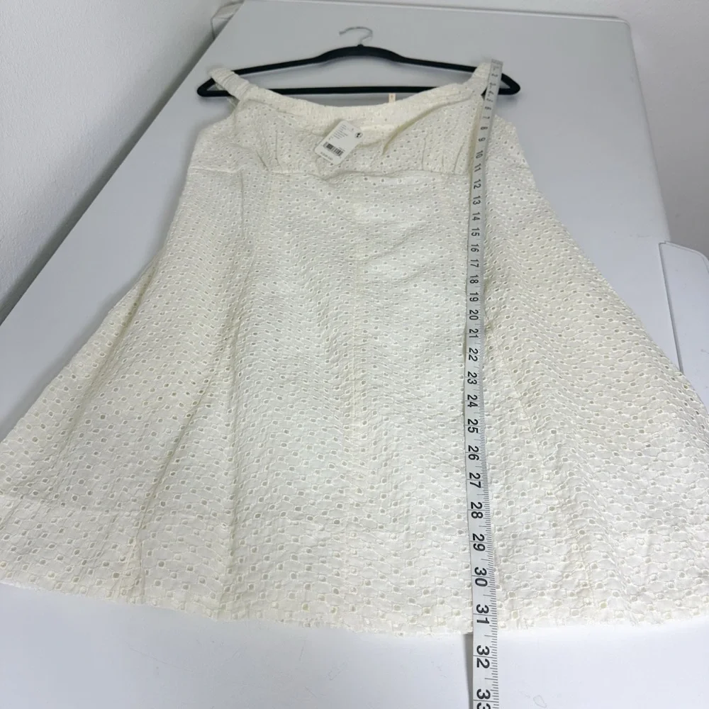 Free People Berry Kiss Mini Dress in Ivory size Large NWT